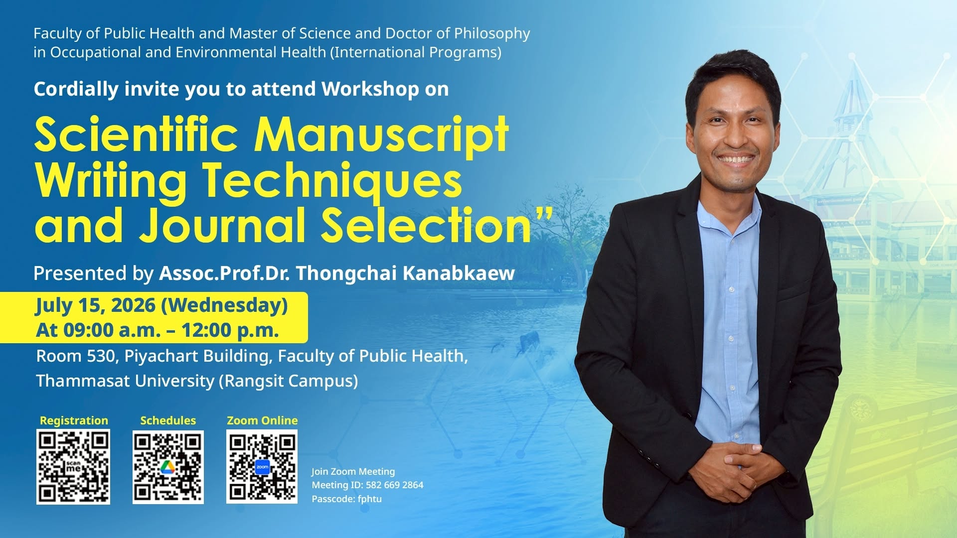 Faculty of Public Health Hosts Workshop on Scientific Writing Techniques